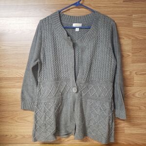 Talbots Gray Trench Coat